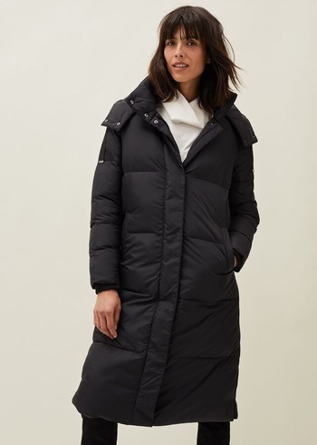 Phase Eight Shona Quilted Puffer Coats Black Australia | FS9536401